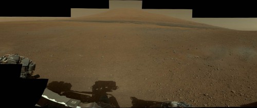 JPL Jet Propulsion Laboratory NASA photo of Gale Crater Mount Sharp Mars Science Laboratory rover Curiosity photo credit NASA posted on AmericaSpace