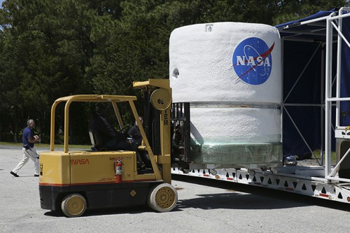 LADEE arrival at Wallops Flight Facility photo credit NASA posted on AmericaSpace