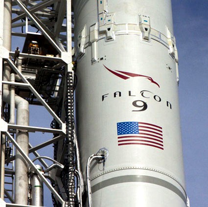 NASA photo of SpaceX Falcon 9 rocket Dragon Cape Canaveral posted on AmericaSpace
