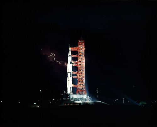 S89-41564 Retro Space Images post of a NASA image of Saturn V Apollo 16 Kennedy Space Center posted on AmericaSpace