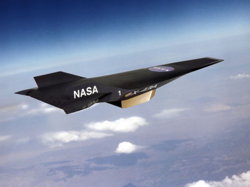 NASA's X-43A concept. A design that would use a ramjet engine, which would be employed on the X-51A Waverider image credit NASA posted on AmericaSpace
