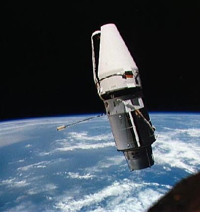 Following the loss of the Gemini-Agena Target Vehicle (GATV) on 17 May 1966, an Augmented Target Docking Adapter (ATDA) was pressed into service as a backup. It was launched on 1 June 1966. Photo Credit: NASA