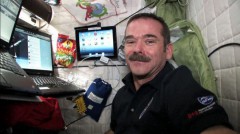 The ability of spacefarers to communicate with loved ones, colleagues and friends from the International Space Station has been enhanced by the power of the Internet. Expedition 35 Commander Chris Hadfield famously tweeted images and short descriptions from the orbital outpost. Photo Credit: NASA