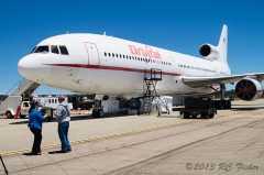 Purchased by Orbital Sciences Corp. from Air Canada in 1994, the Lockheed L-1011 has supported dozens of Pegasus missions since 1994. Photo Credit: Robert C. Fisher AmericaSpace