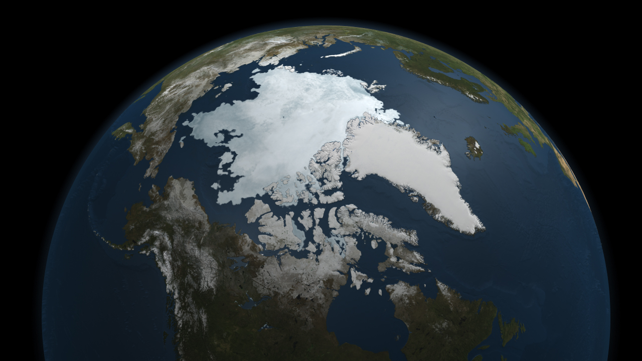 Arcitc snow ice NASA image posted on AmericaSpace