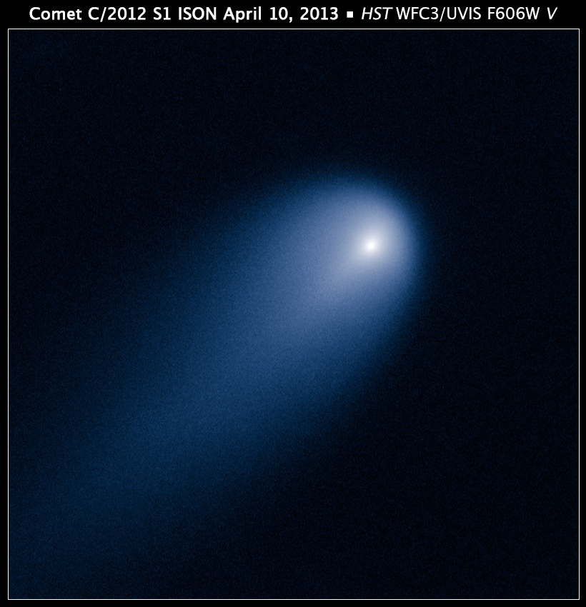 Hubble image of comet ISON posted on AmericaSpace