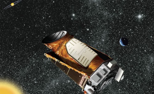 Artist’s illustration of Kepler in orbit. Image Credit: NASA / Kepler mission / Wendy Stenzel