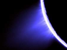 NASA image of Enceladus erupting posted on AmericaSpace