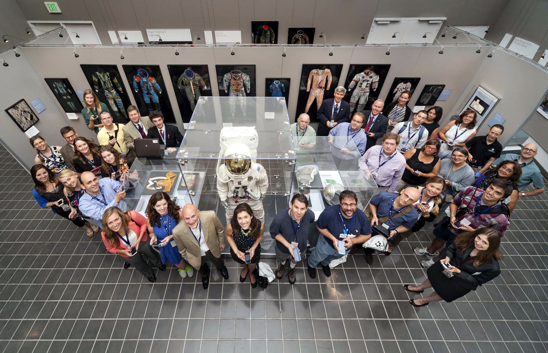 Suited for Space Social - Group Photo - Smithsonian posted on AmericaSpace