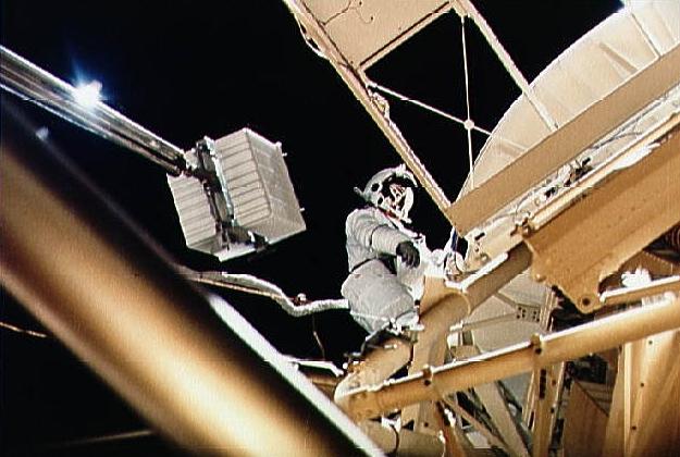 Original plans called for an EVA within days of arriving at Skylab to retrieve and replace film in the Apollo Telescope Mount (ATM). That spacewalk was repeatedly delayed as the crew suffered the effects of "space sickness". Photo Credit: NASA