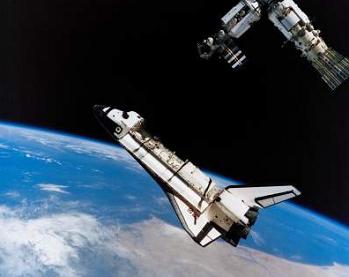 On Independence Day in 1995, Atlantis undocked for the first time from Russia's Mir space station. Photo Credit: NASA
