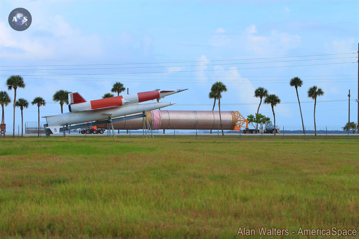 AmericaSpace photo of ULA United Launch Alliance Atlas V booster MAVEN Mars Behind Navajo rocket photo credit Alan Walters AmericaSpace