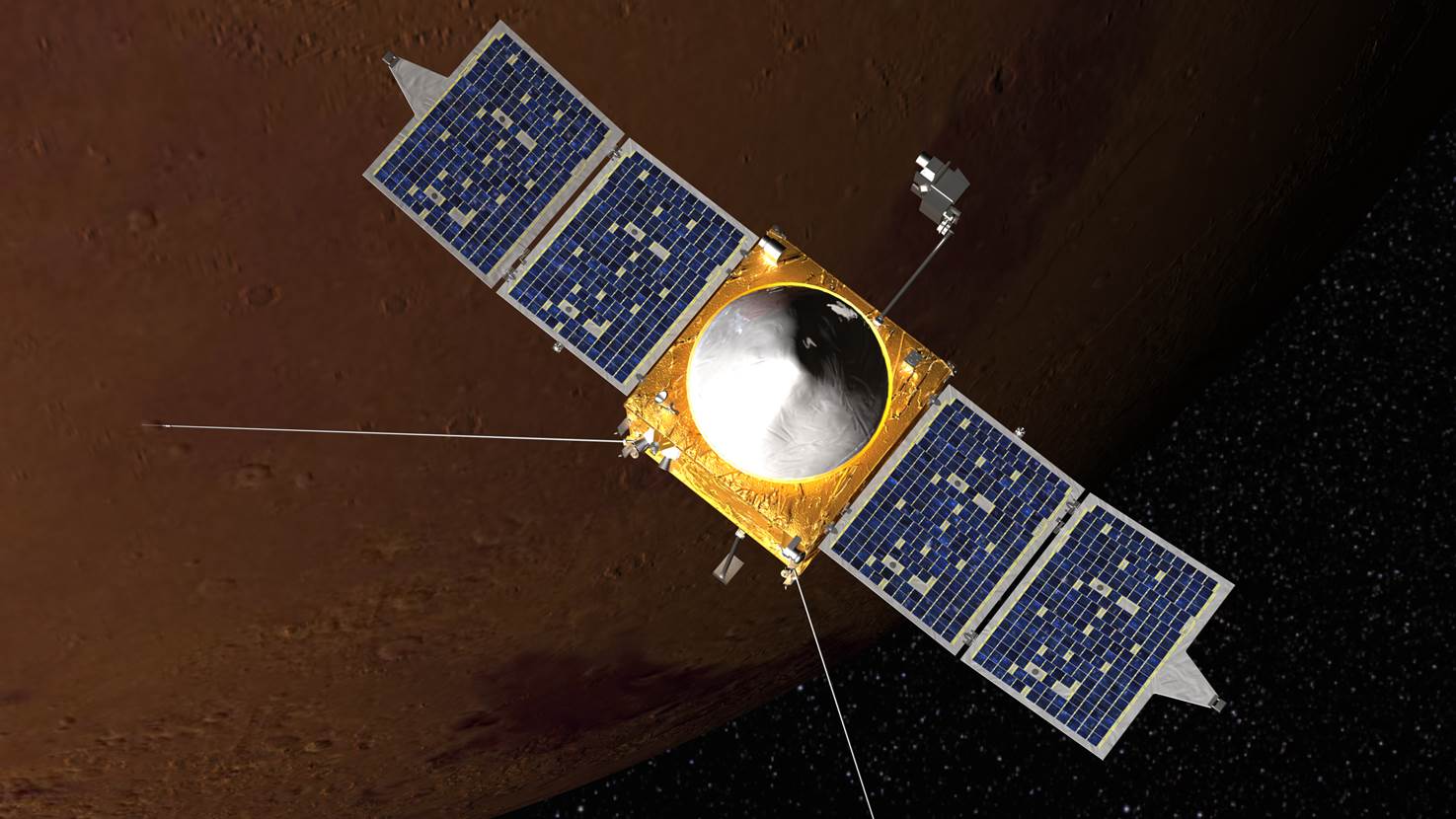 NASA MAVEN spacecraft image credit NASA posted on AmericaSpace Mars