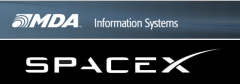 Logos of MacDonald Detwiller & Associates Inc. and SpaceX logos posted on AmericaSpace