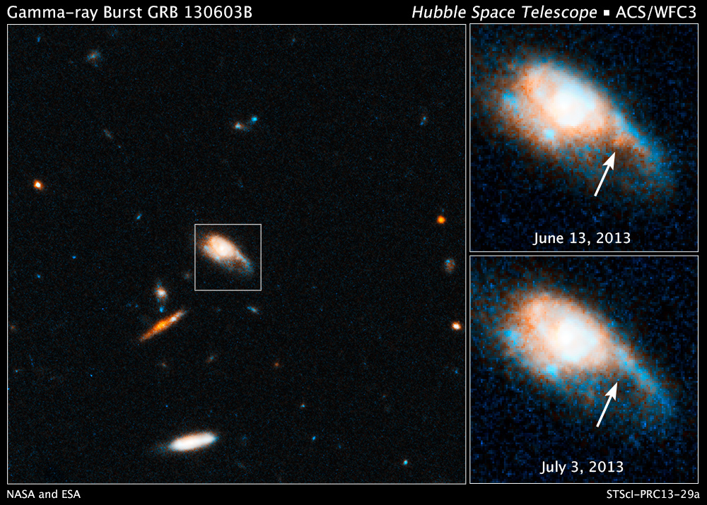  Credit: NASA, ESA, N. Tanvir (University of Leicester), A. Fruchter (STScI), and A. Levan (University of Warwick)