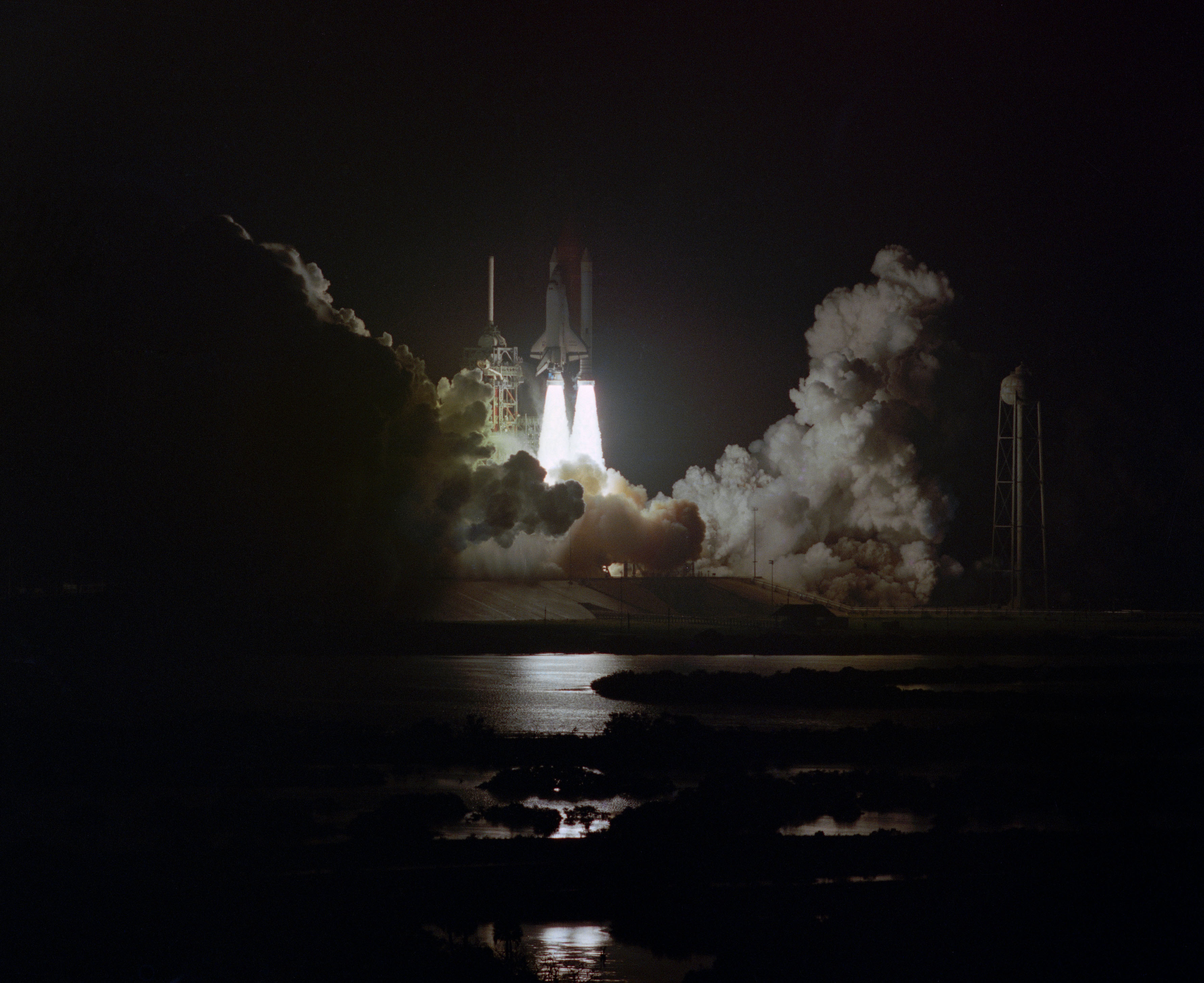 "Dan, how do the engines look?" As Gardner worried, Challenger roared into the history books on the morning of 30 August 1983. Photo Credit: NASA