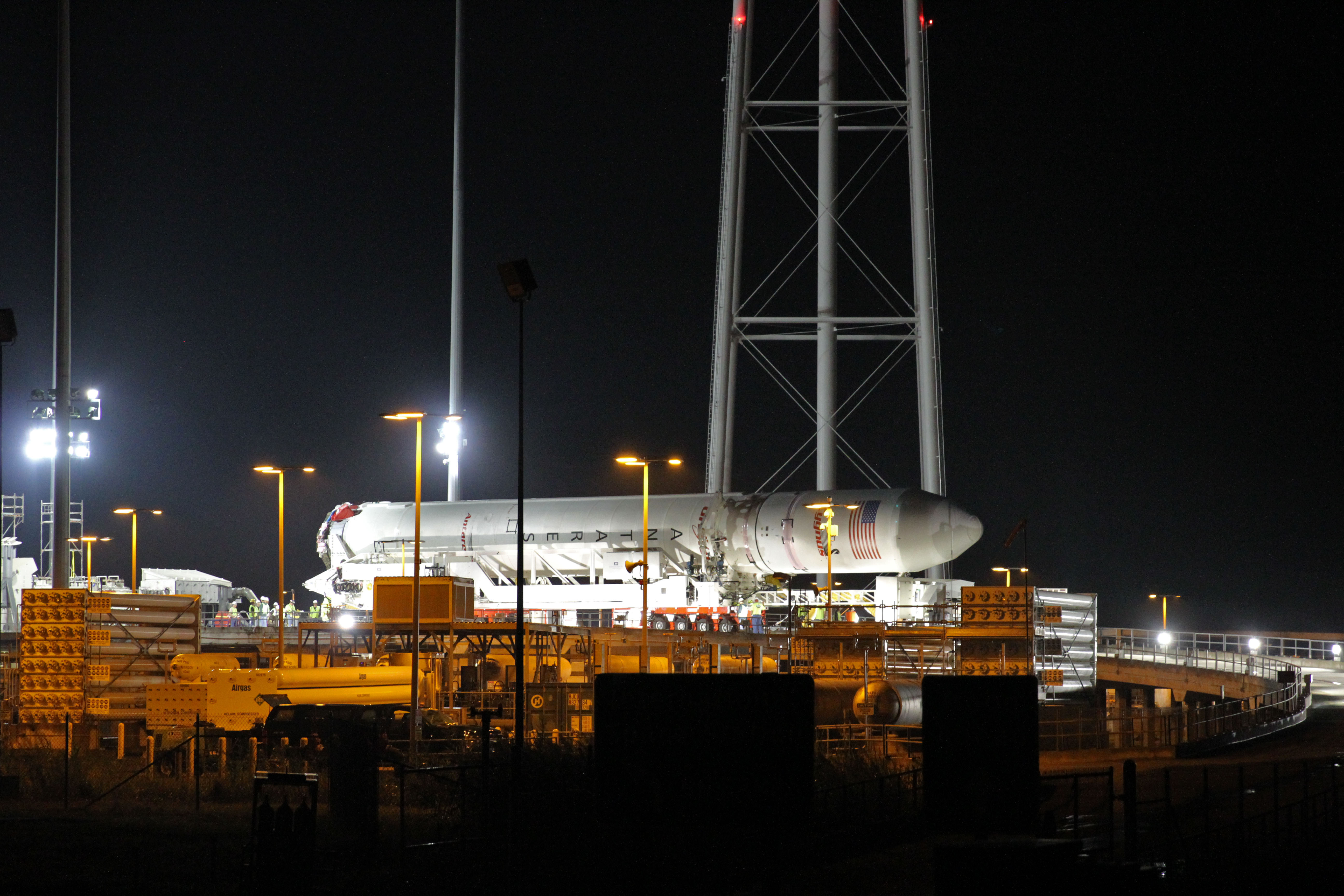 Antares Cygnus 1 Wallops Flight Facility NASA commercial launch posted on AmericaSpace