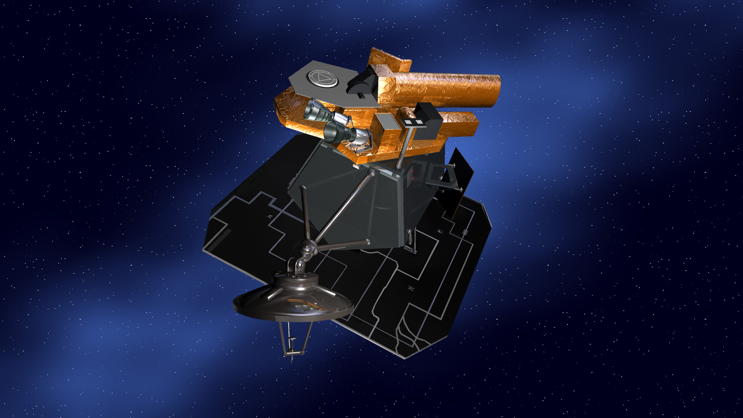 The Deep Impact spacecraft, depicted here in flight, is feared lost after a period of no communication since August 8. Image Credit: NASA/JPL-Caltech.