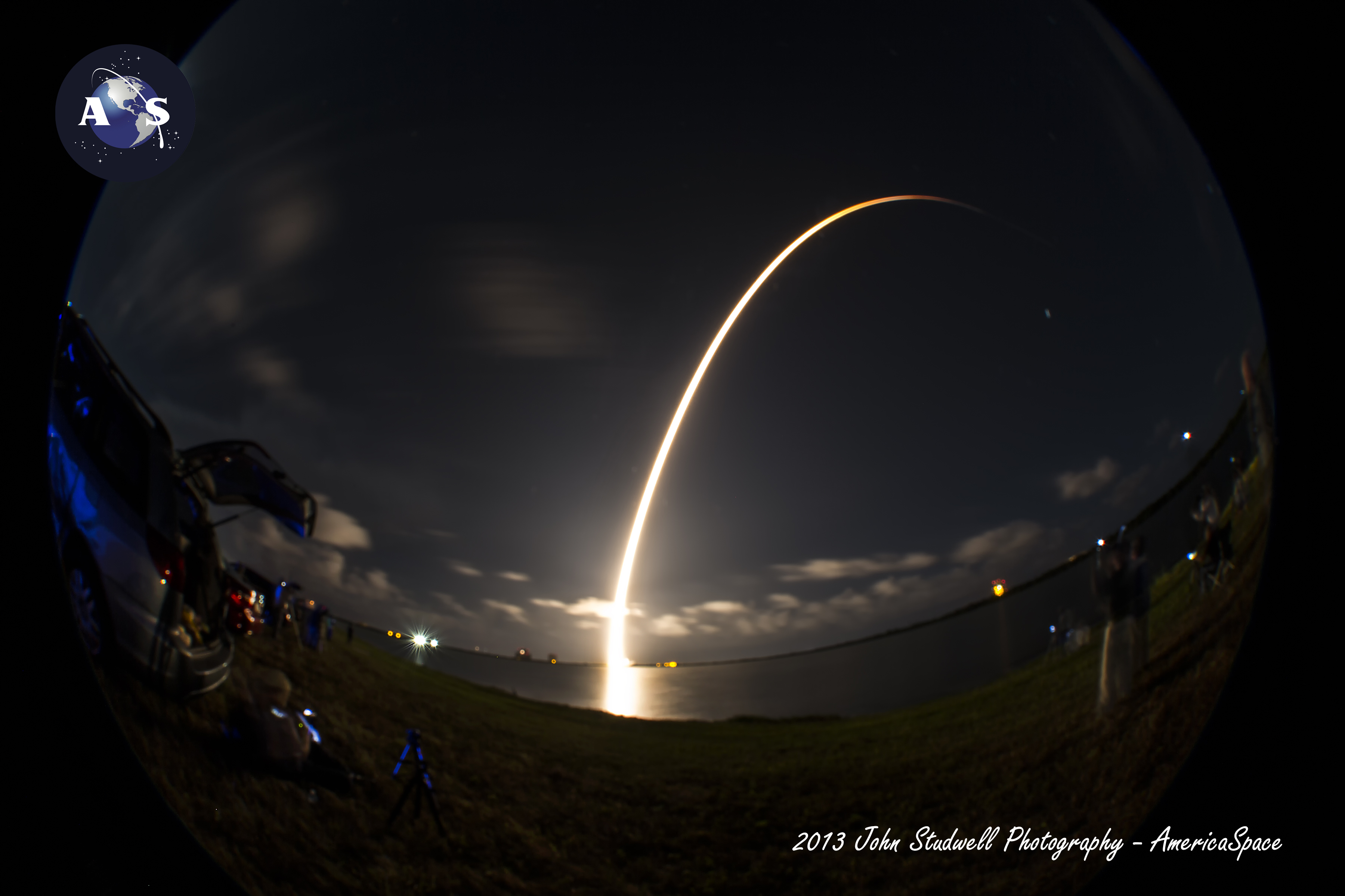 AmericaSpace photo AEHF-3 time lapsed Cape Canaveral ULA rocket launch photo credit John Studwell