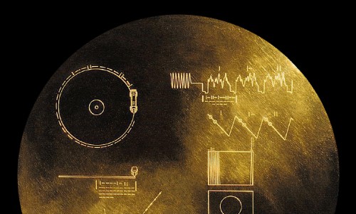 Golden Disk attached to Voyager spacecraft NASA image posted on AmericaSpace