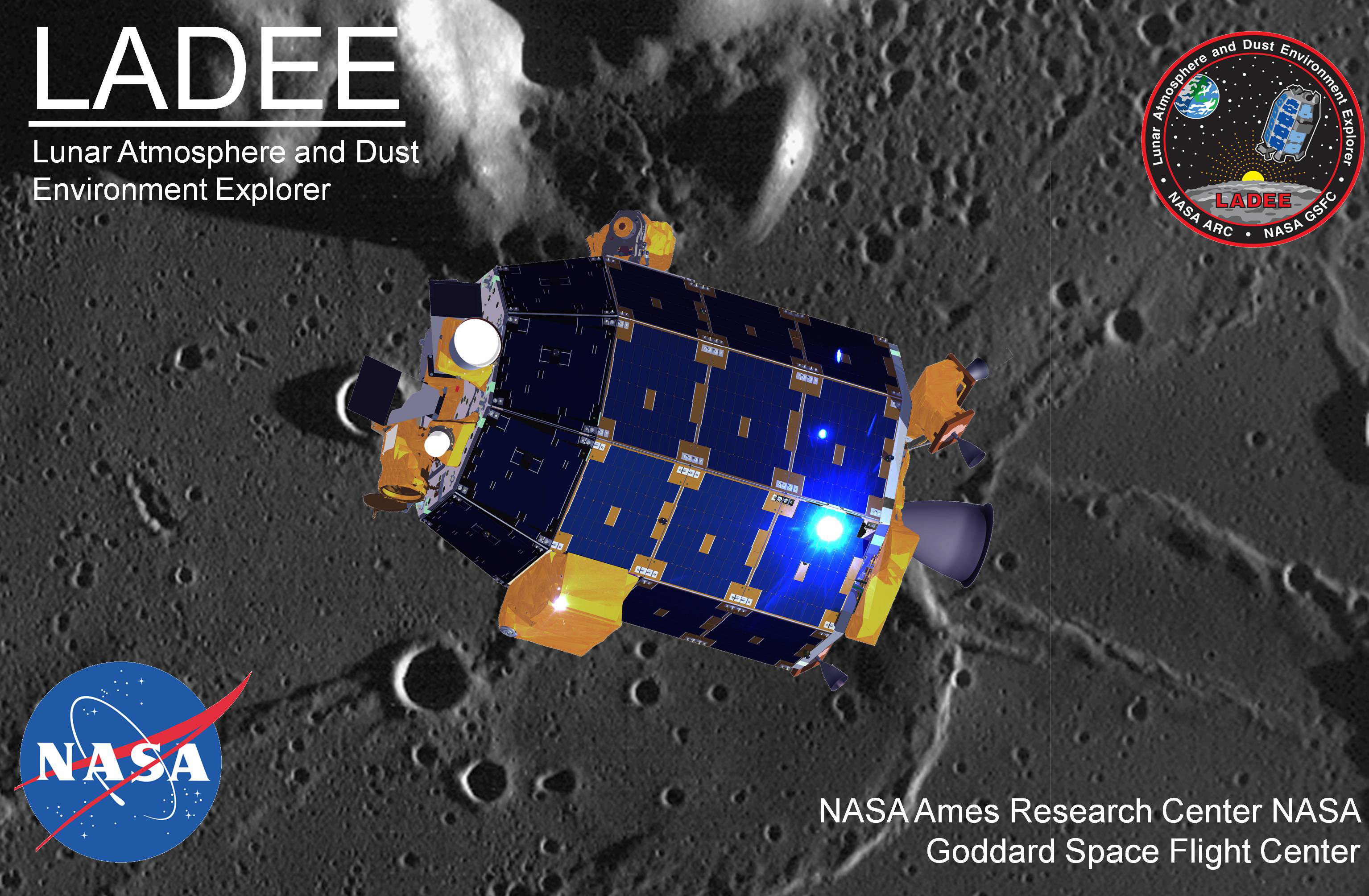 NASA LADEE lunar Moon Minotaur rocket spacecraft Orbital image posted on AmericaSpace
