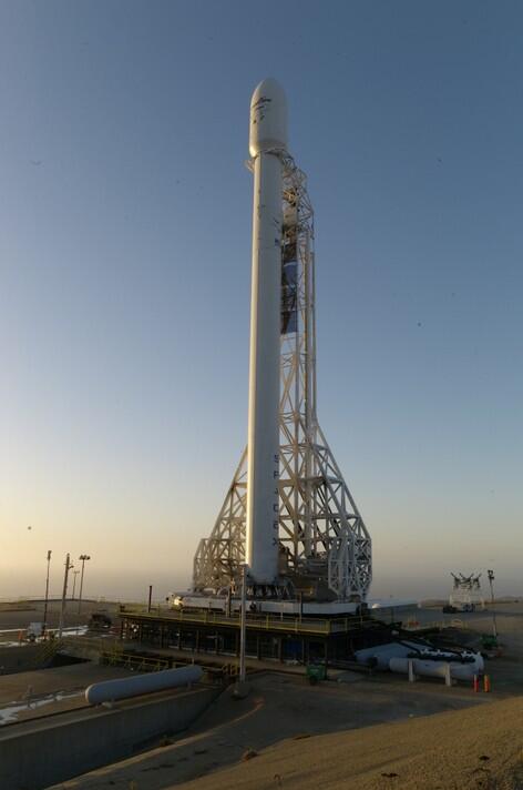 Space Exploration Technologies SpaceX Vandenberg Air Force Base Falcon 9 image credit SpaceX Elon Musk posted on AmericaSpace