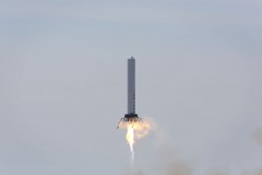 The Grasshopper serves as a technology demonstrator for SpaceX's goal of vertical-takeoff-vertical-landing (VTVL) capability for the Falcon 9. Photo Credit: SpaceX