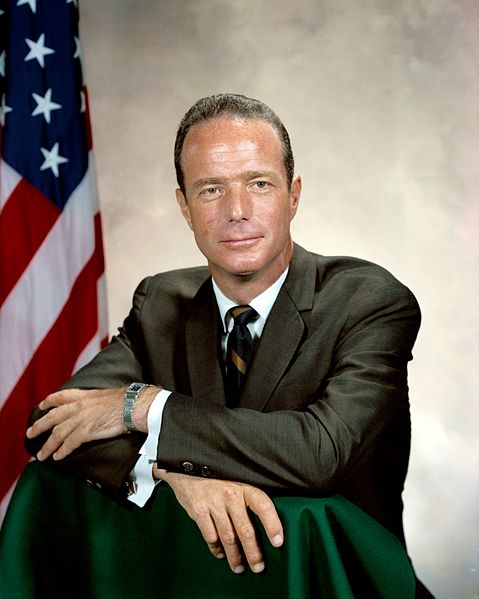 Former NASA astronaut Scott Carpenter.  Photo Credit: NASA