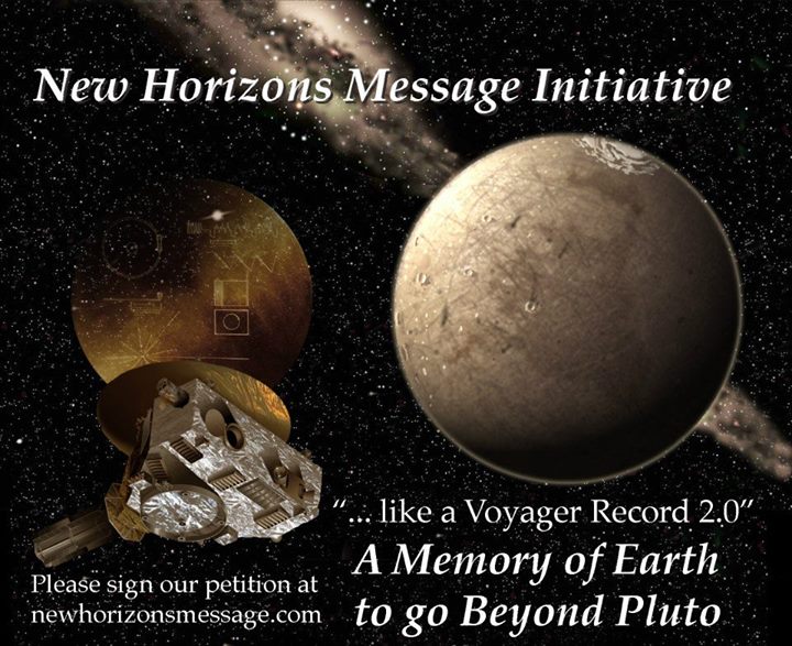 Image Credit: New Horizons Message Initiative (www.newhorizonsmessage.com)
