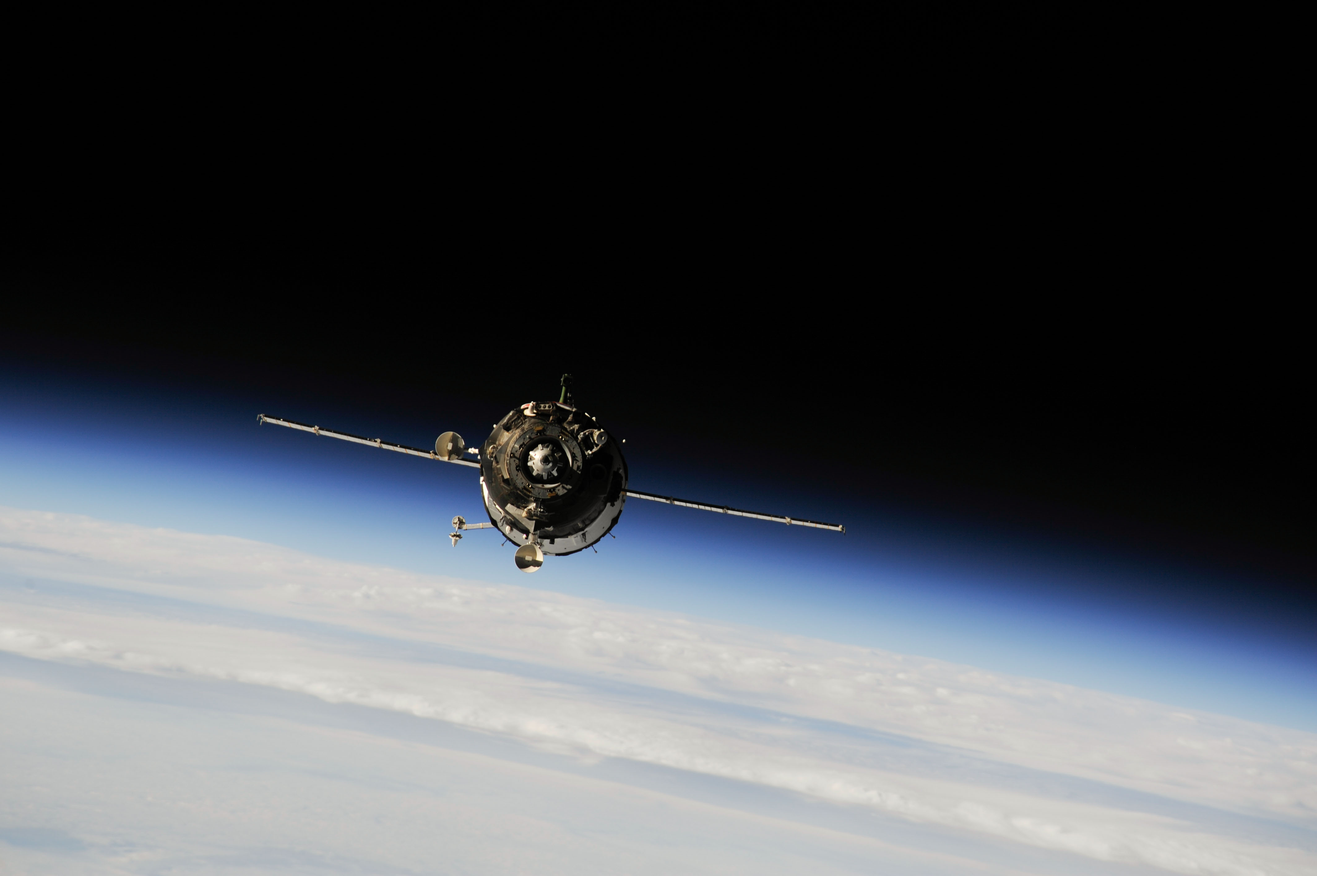 Next week, Soyuz TMA-11M will arrive at the International Space Station, carrying three new crew members. Before their arrival, however, the Soyuz TMA-09M spacecraft will vacate the Rassvet module tomorrow and redock at the Zvezda aft port. Photo Credit: NASA