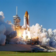 STS-95 launches on 29 October 1998. Photo Credit: NASA