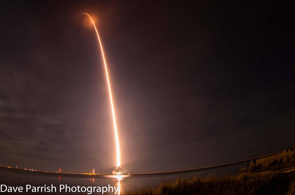 Stunning view of the Minotaur-1 booster rocketing away from Pad 0B at the Mid-Atlantic Regional Spaceport (MARS) with its record-setting payload of 29 satellites. Photo Credit: AmericaSpace / Dave Parrish (www.daveparrishphoto.com)