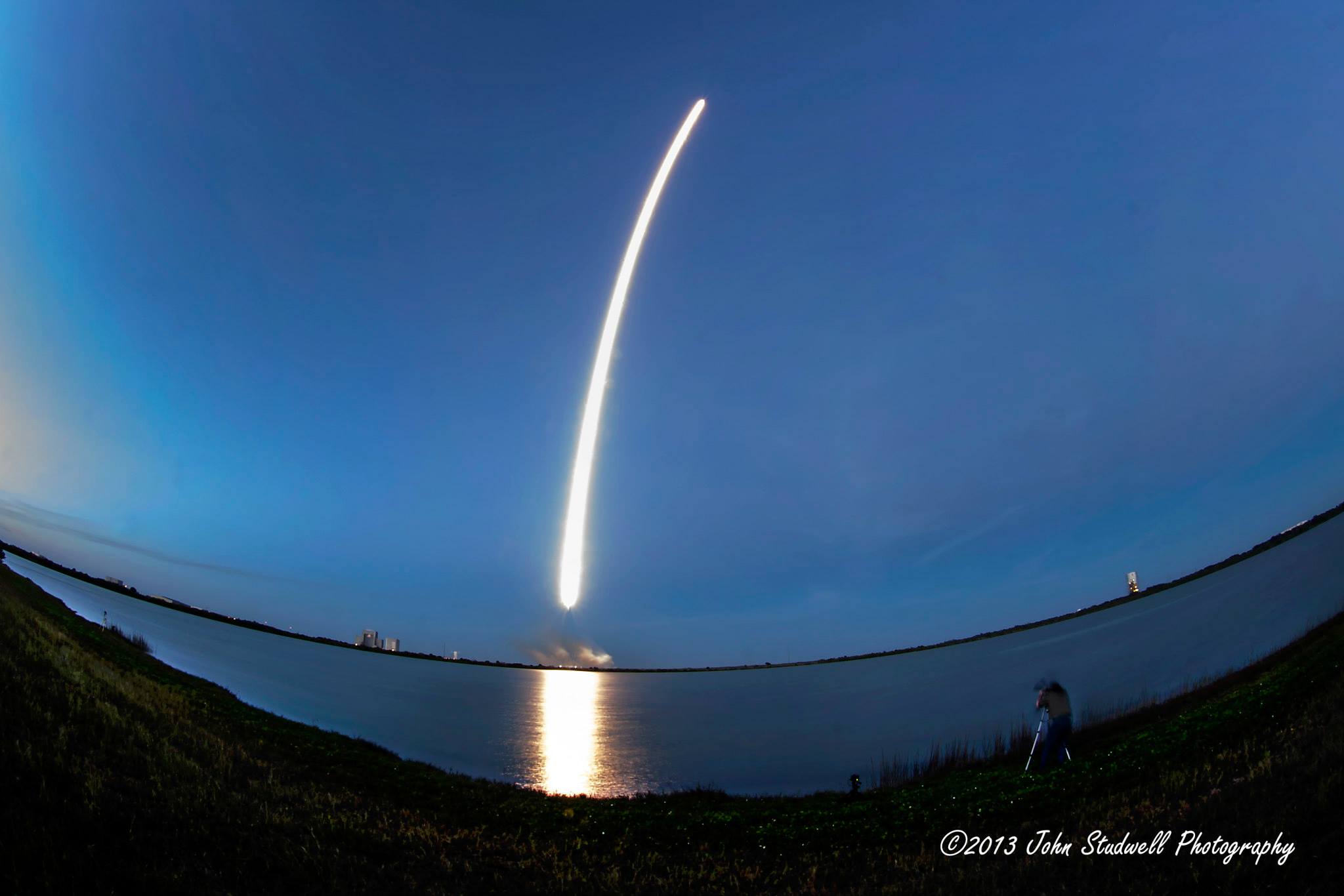 SpaceX Falcon 9 SES8 Launch Credt: John Studwell