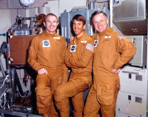 Astronauts Vance Brand, Bill Lenoir and Don Lind served as backups for both the second and third Skylab crews and might have flown the 21-day fourth mission, had it been approved. Photo Credit: NASA
