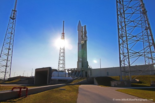 Weather conditions proved exceptional for Thursday's launch. Photo Credit: Mike Killian / AmericaSpace