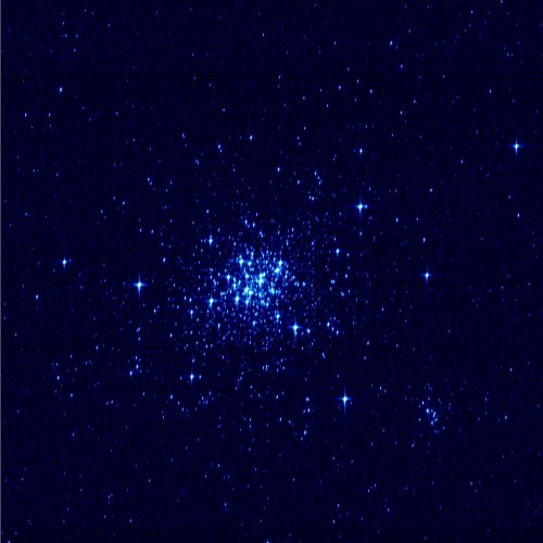 A Gaia test image of the young star cluster NGC 1818 in the Large Magellanic Cloud. The image covers an area less than 1% of the full Gaia field of view. Image Credit/Caption: ESA/DPAC/Airbus DS