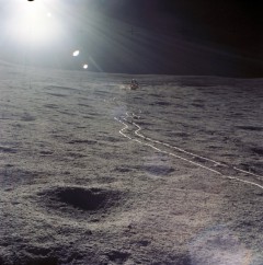 The desolation of the Fra Mauro site, as captured by one of the Apollo 14 astronauts. Photo Credit: NASA