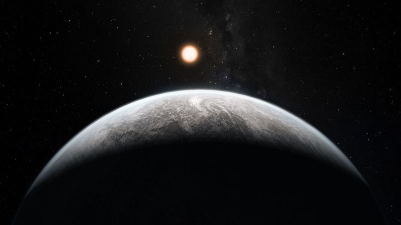 Artist's impression of an exoplanet with a mass approximately 3.6 times that of Earth, discovered orbiting just inside of the habitable zone of the Sun-like star HD 85512. Are 'Super-Earths' such as this, the most promising candidates for harboring extraterrestrial life? Image Credit: ESO/M. Kornmesser