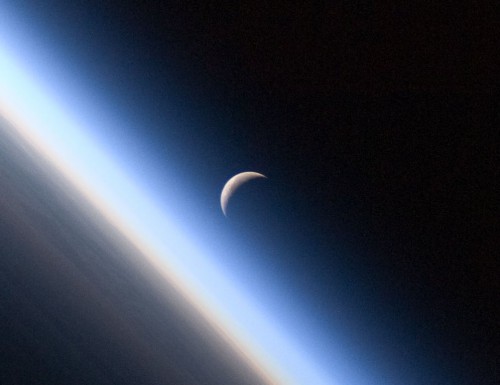 A photo of the Moon from Earth orbit, taken by the crew of the International Space Station. Will our natural satelitte harbor humanity's next outpost in space following the retirement of the ISS? Image Credit: NASA