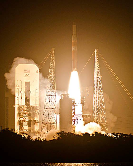 Spectacular view of the launch from Cape Canaveral Air Force Station's Space Launch Complex (SLC)-37. Photo Credit: William Matt Gaetjens