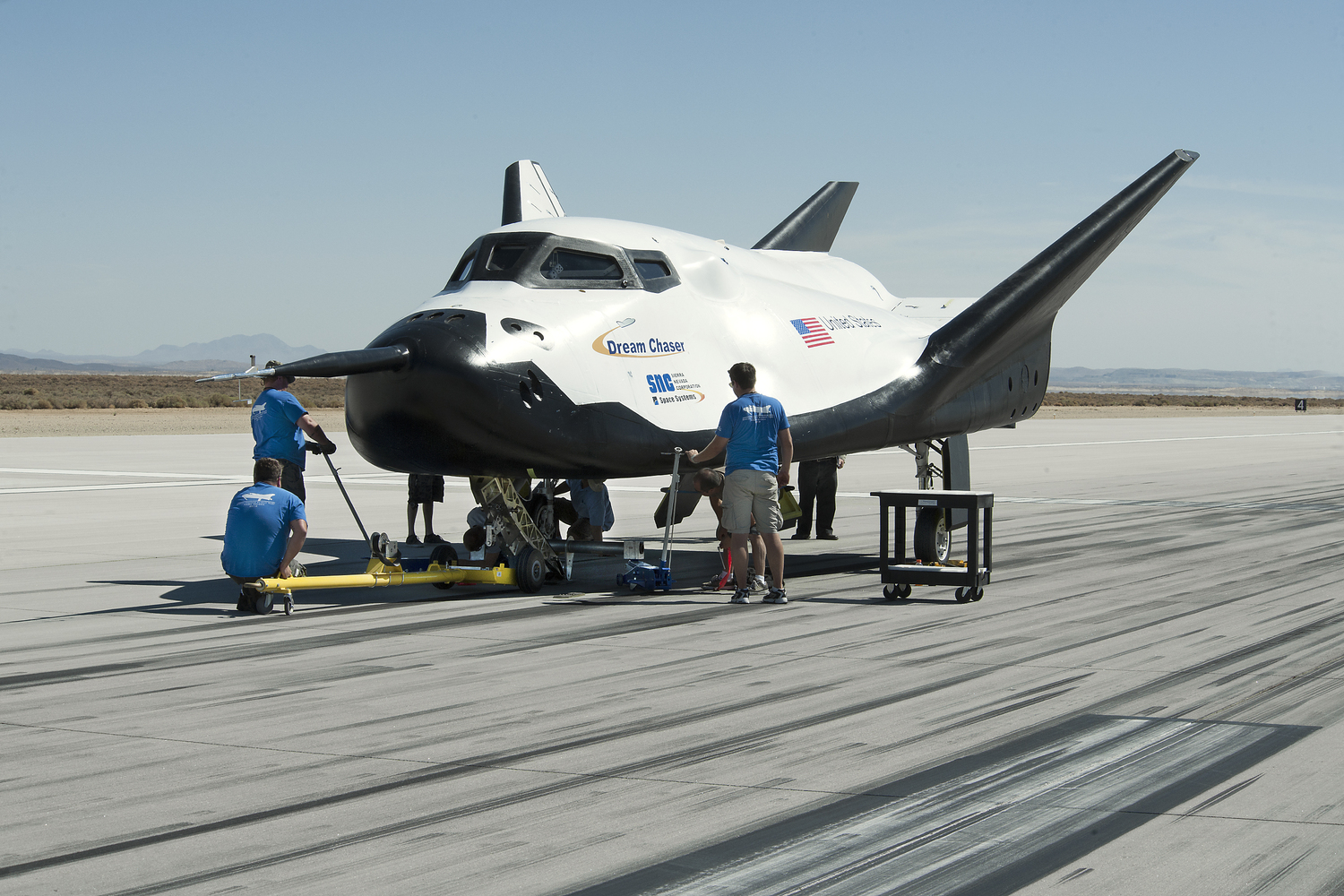 Sierra Nevada Corporation (SNC) recently announced the expansion of its Dream Chaser® program team and scope of work in Huntsville, Ala., with the signing of a Space Act Agreement (SAA) Annex with NASA’s Marshall Space Flight Center (MSFC) and a Teaming Agreement with Teledyne Brown Engineering (TBE). Photo Credit: NASA/Ken Ulbrich