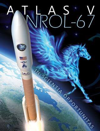 NROL-67 will be lofted by the Atlas V in its second-most-powerful operational configuration, the 541. Image Credit: ULA