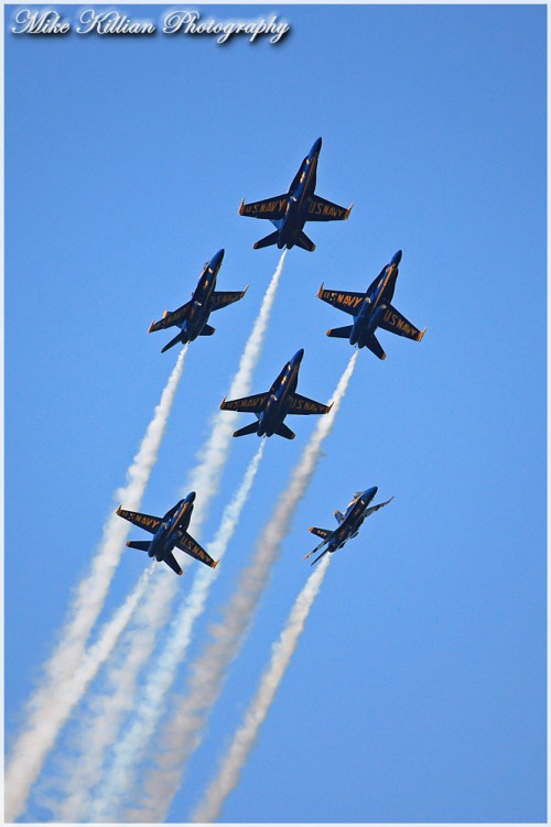 The U.S. Navy Blue Angels return to the Florida Air Show scene this week for the 40th annual Sun N' Fun Fly-In. Photo Credit: AmericaSpace / Mike Killian
