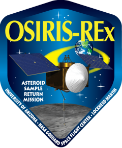 The OSIRIS-REx mission patch. Image Credit: NASA/Mary Pat