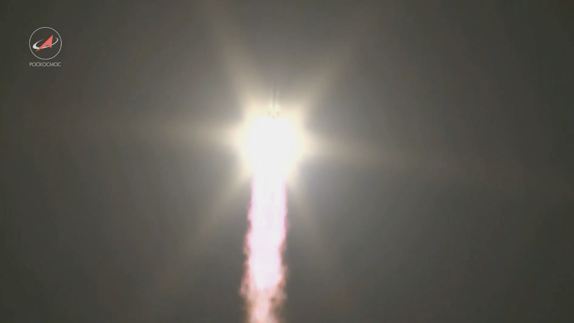 Turning night into day across the Baikonur Cosmodrome, Progress M-23M roars toward orbit after a spectacular liftoff at 9:26 p.m. local time (11:26 a.m. EDT) Wednesday, 9 April. Photo Credit: Roscosmos, with thanks to Mike Barrett