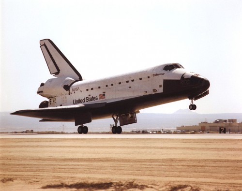 Twenty years ago, today, on 20 April 1994, Endeavour made landfall at Edwards Air Force Base, Calif., at the end of STS-59. Photo Credit: NASA