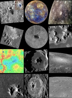 A montage of images from Mercury orbit, compiled by the MESSENGER science team commemorating the 2013 extended mission phase. Image Credit: NASA/Johns Hopkins University Applied Physics Laboratory/Carnegie Institution of Washington