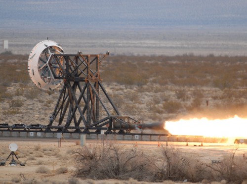 LDSD rocket sled testing at the U.S. Naval Air Weapons Station at China Lake, CA. Photo Credit: NASA  