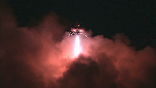 Morpheus Free Flight 14. Photo Credit: NASA/Mike Chambers