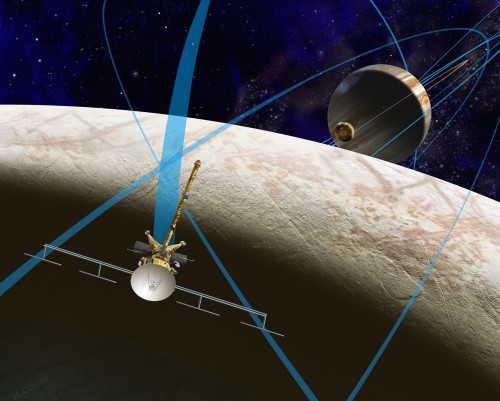 The Europa Clipper is a leading contender for a return mission to Jupiter's ocean moon. Image Credit: NASA/JPL/Caltech